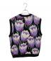 Awake NY (アウェイク ニューヨーク) tulip knit vest パープル×ブラック サイズ:Ⅼ：10000円
