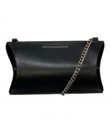 MM6 Maison Margiela（エムエムシックスメゾンマルジェラ）の古着「ギフトパッケージチェーンショルダーバッグ」｜ブラック
