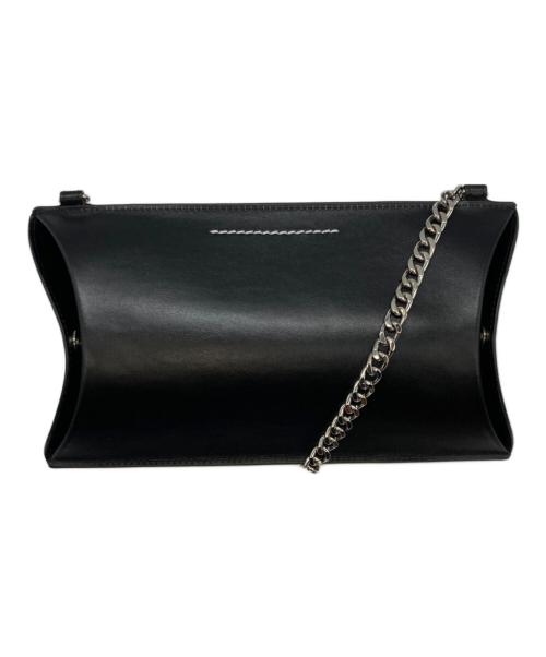 MM6 Maison Margiela（エムエムシックスメゾンマルジェラ）MM6 Maison Margiela (エムエムシックスメゾンマルジェラ) ギフトパッケージチェーンショルダーバッグ ブラックの古着・服飾アイテム