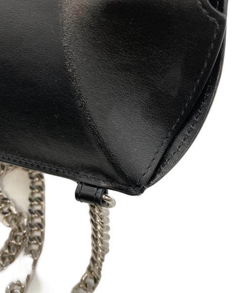 MM6 Maison Margiela（エムエムシックスメゾンマルジェラ）MM6 Maison Margiela (エムエムシックスメゾンマルジェラ) ギフトパッケージチェーンショルダーバッグ ブラックの古着・服飾アイテム