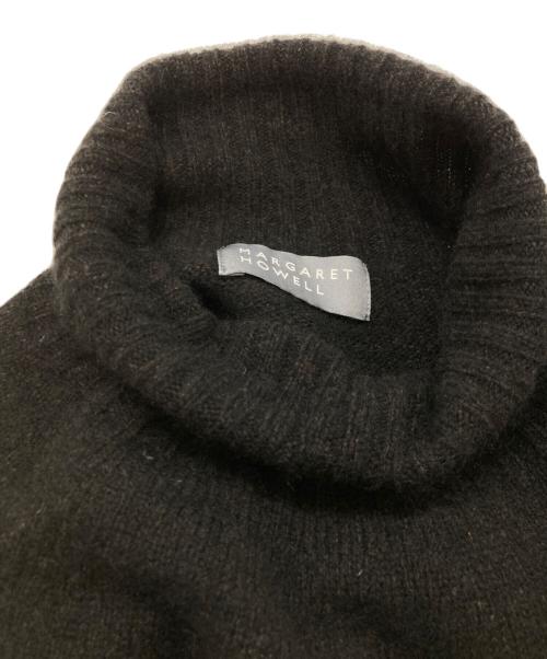 MARGARET HOWELL（マーガレットハウエル）MARGARET HOWELL (マーガレットハウエル) TWISTED CASHMERE WOOL KNITWEAR ブラック サイズ:2の古着・服飾アイテム