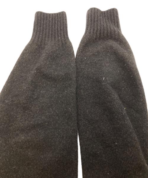 MARGARET HOWELL（マーガレットハウエル）MARGARET HOWELL (マーガレットハウエル) TWISTED CASHMERE WOOL KNITWEAR ブラック サイズ:2の古着・服飾アイテム