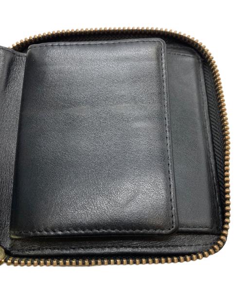 HUMAN MADE（ヒューマンメイド）HUMAN MADE (ヒューマンメイド) Leather Zip Wallet ブラックの古着・服飾アイテム