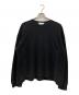 ANCELLM（アンセルム）の古着「WAFFLE CREW NECK LS」｜ブラック