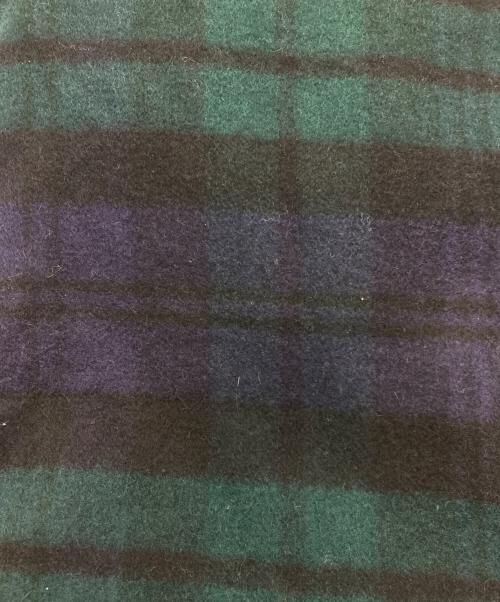 JOHNSTONS OF ELGIN（ジョンストンズオブエルガン）JOHNSTONS OF ELGIN (ジョンストンズオブエルガン) カシミヤストール ネイビー×グリーンの古着・服飾アイテム