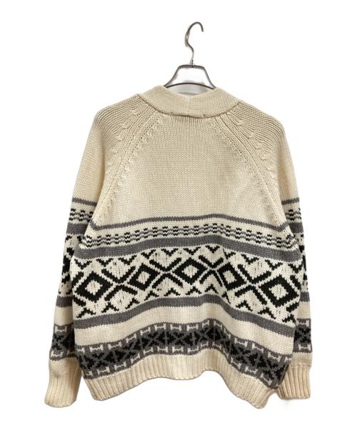 FRAMeWORK（フレームワーク）FRAMeWORK (フレームワーク) ジャガードカーディガン ホワイト サイズ:Freeの古着・服飾アイテム