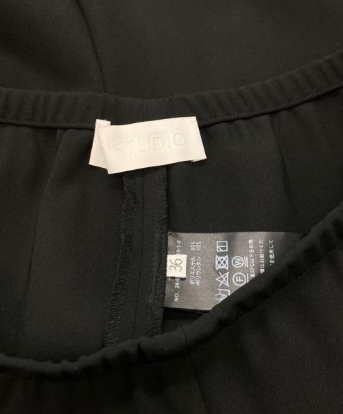 AP STUDIO（エーピーストゥディオ）AP STUDIO (エーピーストゥディオ) エラスティックパンツ ブラック サイズ:36の古着・服飾アイテム