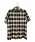 SUGARHILL (シュガーヒル) Ombre Plaid Half Sleeve Blouse ベージュ×ブラック サイズ:2：18000円