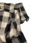 中古・古着 SUGARHILL (シュガーヒル) Ombre Plaid Half Sleeve Blouse ベージュ×ブラック サイズ:2：18000円
