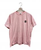 STONE ISLANDストーンアイランド）の古着「ロゴパッチTシャツ」｜ピンク