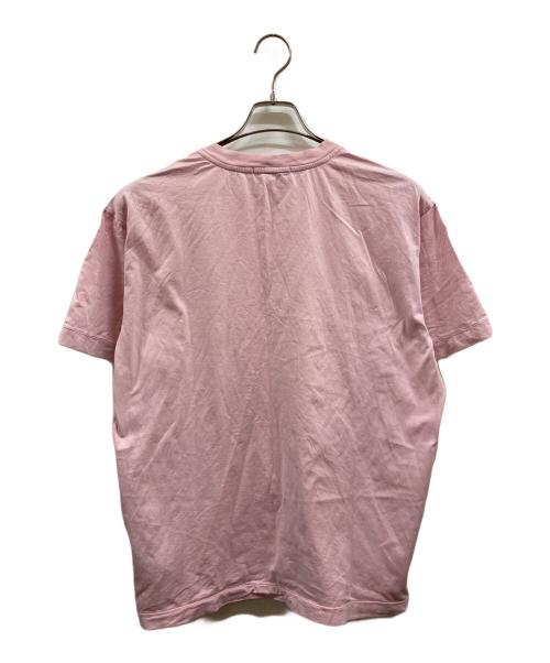 STONE ISLAND（ストーンアイランド）STONE ISLAND (ストーンアイランド) ロゴパッチTシャツ ピンク サイズ:XLの古着・服飾アイテム