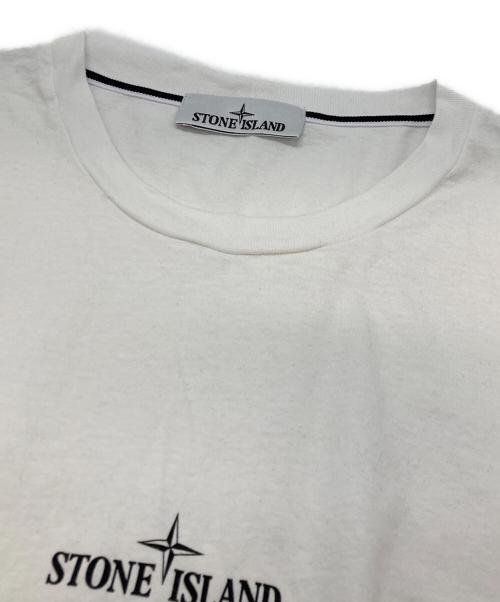 STONE ISLAND（ストーンアイランド）STONE ISLAND (ストーンアイランド) ARCHIVIO プリントTシャツ ホワイト サイズ:XXXLの古着・服飾アイテム