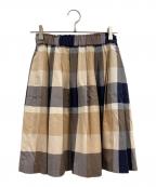 BLUE LABEL CRESTBRIDGEブルーレーベルクレストブリッジ）の古着「スカート」｜ブラウン