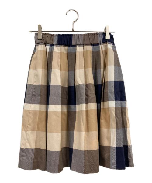 BLUE LABEL CRESTBRIDGE（ブルーレーベルクレストブリッジ）BLUE LABEL CRESTBRIDGE (ブルーレーベルクレストブリッジ) スカート ブラウン サイズ:Sの古着・服飾アイテム