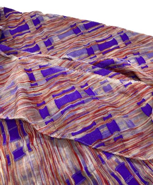 tricot COMME des GARCONS（トリココムデギャルソン）tricot COMME des GARCONS (トリココムデギャルソン) 総柄スカート パープル サイズ:Ｍの古着・服飾アイテム