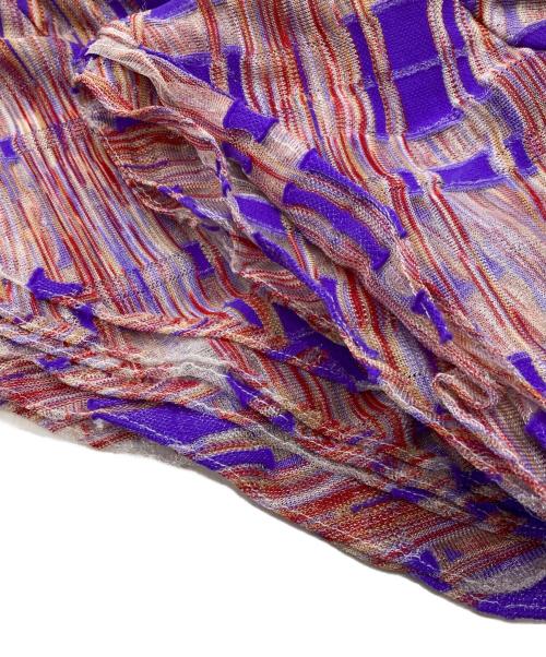 tricot COMME des GARCONS（トリココムデギャルソン）tricot COMME des GARCONS (トリココムデギャルソン) 総柄スカート パープル サイズ:Ｍの古着・服飾アイテム