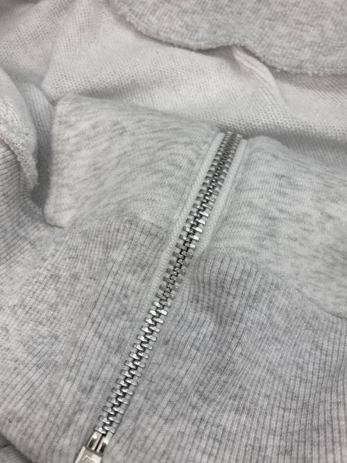 Rose Muse（ロゼミューズ）Rose Muse (ロゼミューズ) Fur logo zip hoodie グレー サイズ:FREEの古着・服飾アイテム