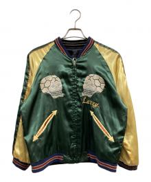 東洋エンタープライズ（トウヨウエンタープライズ）の古着「リカーシブルスカジャン」｜ブラック×グリーン