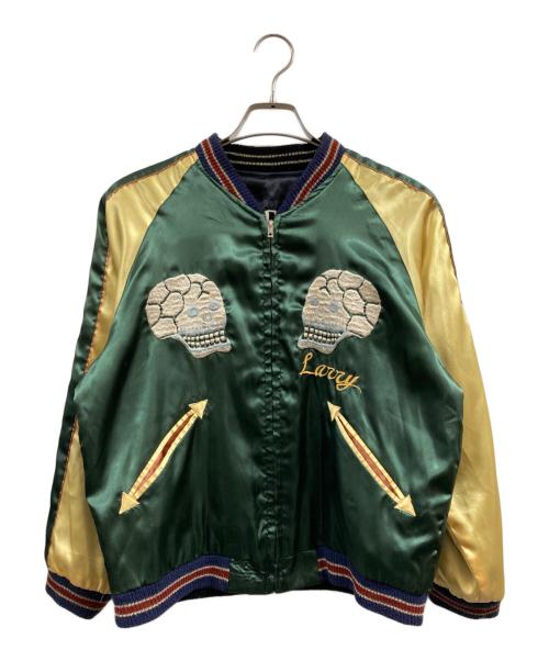 東洋エンタープライズ（トウヨウエンタープライズ）東洋エンタープライズ (トウヨウエンタープライズ) リカーシブルスカジャン ブラック×グリーン サイズ:Mの古着・服飾アイテム