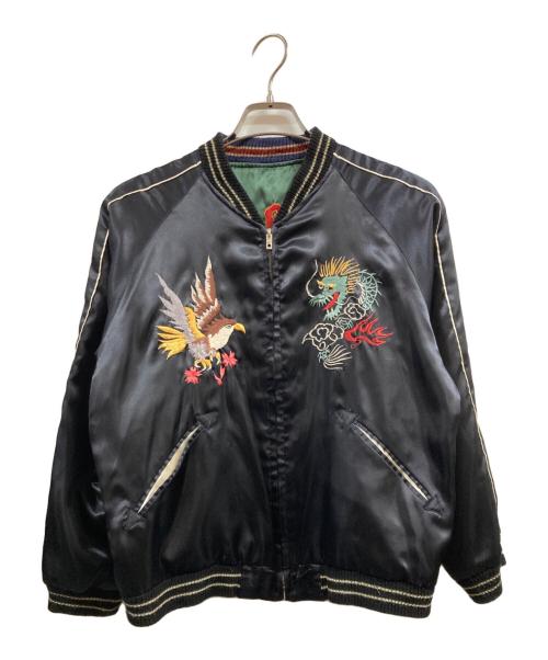 東洋エンタープライズ（トウヨウエンタープライズ）東洋エンタープライズ (トウヨウエンタープライズ) リカーシブルスカジャン ブラック×グリーン サイズ:Mの古着・服飾アイテム