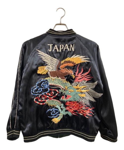 東洋エンタープライズ（トウヨウエンタープライズ）東洋エンタープライズ (トウヨウエンタープライズ) リカーシブルスカジャン ブラック×グリーン サイズ:Mの古着・服飾アイテム