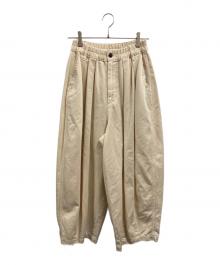 HARVESTY（ハーベスティー）の古着「CIRCUS PANTS」｜ベージュ
