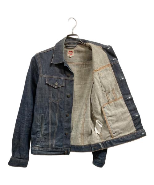 CarHartt（カーハート）CarHartt (カーハート) 復刻ハートタグデニムジャケット ブラウン サイズ:Freeの古着・服飾アイテム