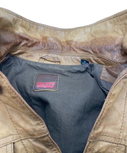 LEVI'S（リーバイス）LEVI'S (リーバイス) レザージャケット ブラウン サイズ:Ｍの古着・服飾アイテム