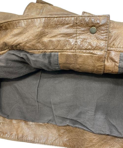 LEVI'S（リーバイス）LEVI'S (リーバイス) レザージャケット ブラウン サイズ:Ｍの古着・服飾アイテム