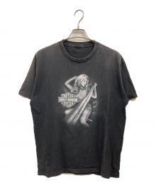 HARLEY-DAVIDSON（ハーレーダビッドソン）の古着「プリントTシャツ」｜ブラック