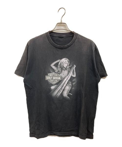 HARLEY-DAVIDSON（ハーレーダビッドソン）HARLEY-DAVIDSON (ハーレーダビッドソン) プリントTシャツ ブラック サイズ:不明の古着・服飾アイテム