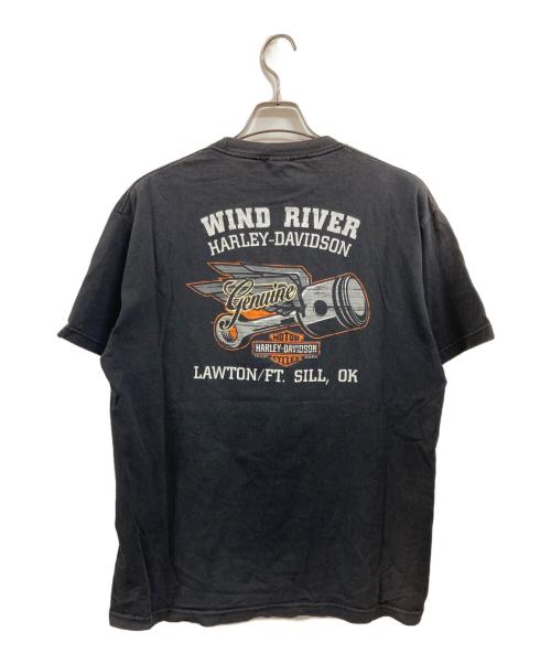 HARLEY-DAVIDSON（ハーレーダビッドソン）HARLEY-DAVIDSON (ハーレーダビッドソン) プリントTシャツ ブラック サイズ:不明の古着・服飾アイテム