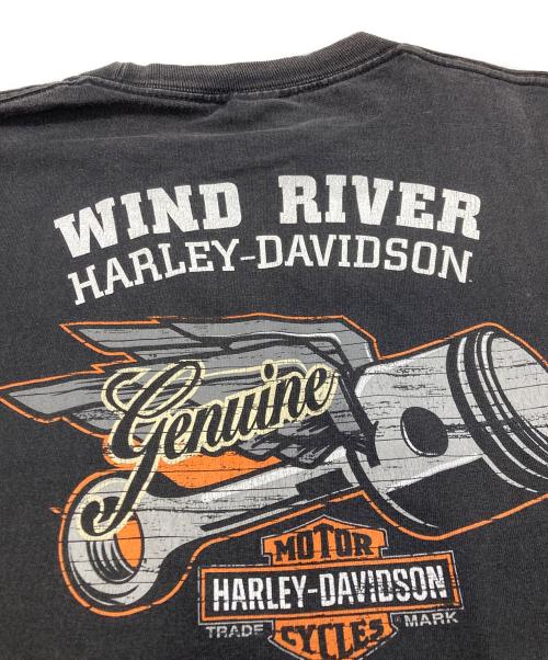 HARLEY-DAVIDSON（ハーレーダビッドソン）HARLEY-DAVIDSON (ハーレーダビッドソン) プリントTシャツ ブラック サイズ:不明の古着・服飾アイテム