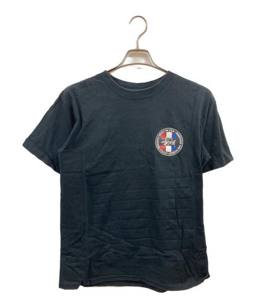 stussy（ステューシー）stussy (ステューシー) プリントTシャツ ブラック サイズ:Ｍの古着・服飾アイテム