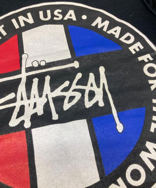 stussy（ステューシー）stussy (ステューシー) プリントTシャツ ブラック サイズ:Ｍの古着・服飾アイテム