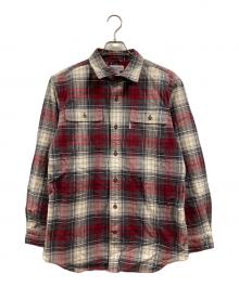 CarHartt（カーハート）の古着「ワークチェックシャツ」｜レッド×ホワイト