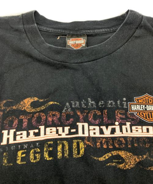 HARLEY-DAVIDSON（ハーレーダビッドソン）HARLEY-DAVIDSON (ハーレーダビッドソン) プリントTシャツ ブラック サイズ:XXLの古着・服飾アイテム