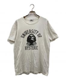 Hysteric Glamour（ヒステリックグラマー）の古着「プリントTシャツ」｜ホワイト