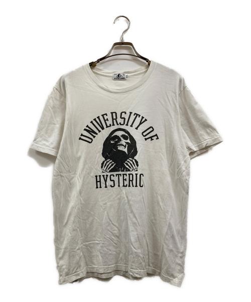 Hysteric Glamour（ヒステリックグラマー）Hysteric Glamour (ヒステリックグラマー) プリントTシャツ ホワイト サイズ:Ｍの古着・服飾アイテム