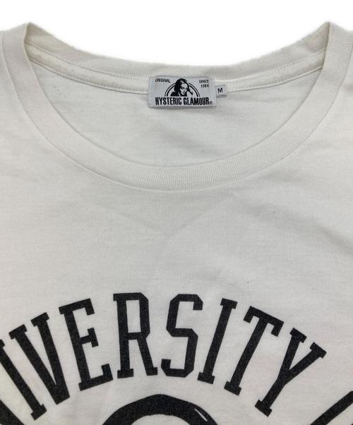 Hysteric Glamour（ヒステリックグラマー）Hysteric Glamour (ヒステリックグラマー) プリントTシャツ ホワイト サイズ:Ｍの古着・服飾アイテム