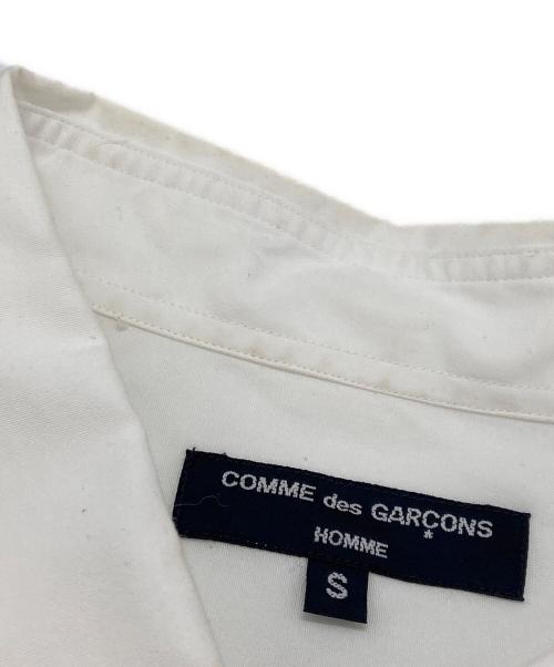 COMME des GARCONS（コムデギャルソン）COMME des GARCONS (コムデギャルソン) 綿タイプライター×綿ブロードプリント L/S SHIRT ホワイト サイズ:Sの古着・服飾アイテム