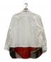 COMME des GARCONS (コムデギャルソン) 綿タイプライター×綿ブロードプリント L/S SHIRT ホワイト サイズ:S：14000円