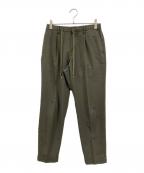+CLOTHETクロスクローゼット）の古着「High Twist Cotton Panama Easy Trousers」｜カーキ