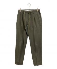 +CLOTHET（クロスクローゼット）の古着「High Twist Cotton Panama Easy Trousers」｜カーキ