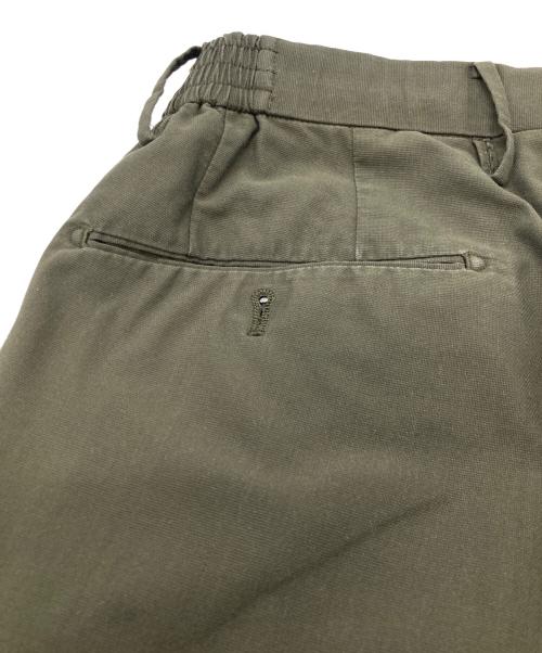 +CLOTHET（クロスクローゼット）+CLOTHET (クロスクローゼット) High Twist Cotton Panama Easy Trousers カーキ サイズ:1の古着・服飾アイテム