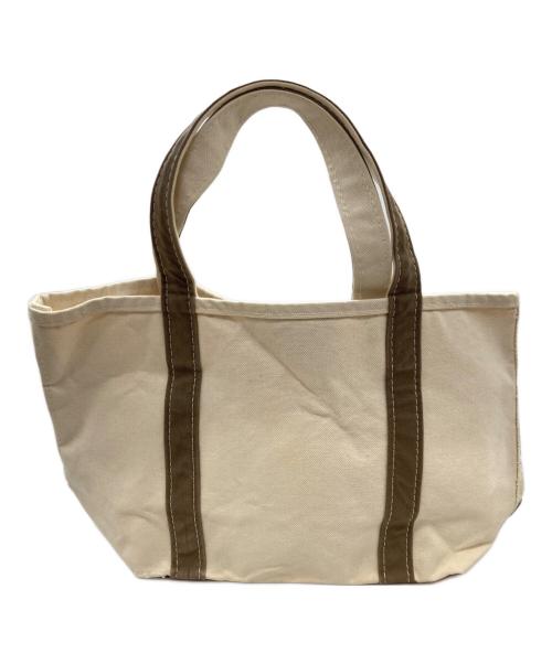 L.L.Bean（エルエルビーン）L.L.Bean (エルエルビーン) REMI RELIEF (レミレリーフ) Begin (ビギン) ボートトート アイボリーの古着・服飾アイテム