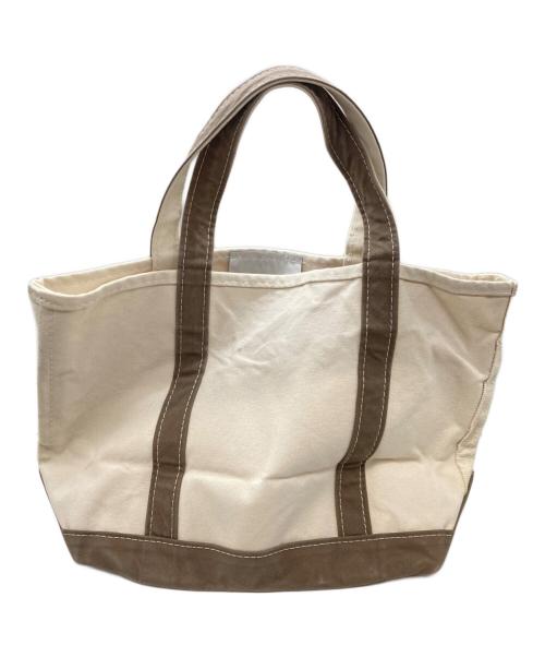 L.L.Bean（エルエルビーン）L.L.Bean (エルエルビーン) REMI RELIEF (レミレリーフ) Begin (ビギン) ボートトート アイボリーの古着・服飾アイテム