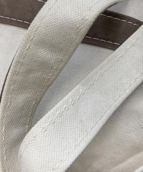 L.L.Bean（エルエルビーン）L.L.Bean (エルエルビーン) REMI RELIEF (レミレリーフ) Begin (ビギン) ボートトート アイボリーの古着・服飾アイテム