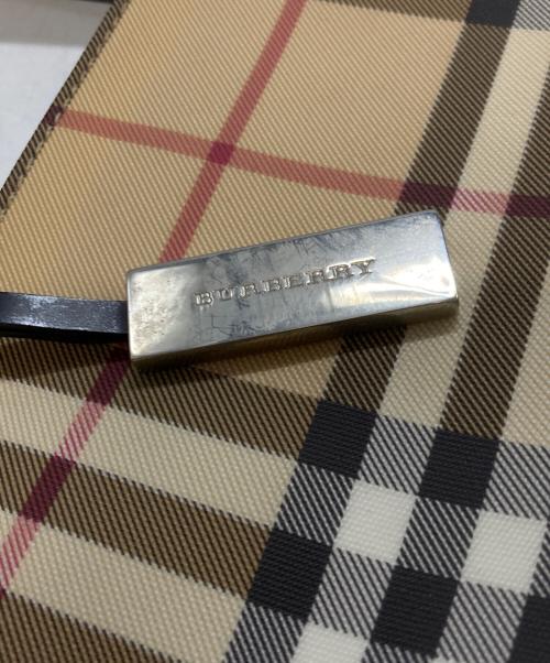 BURBERRY LONDON（バーバリーロンドン）BURBERRY LONDON (バーバリーロンドン) ノヴァチェックPVCハンドバッグ ベージュの古着・服飾アイテム