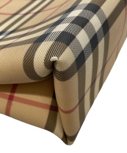 BURBERRY LONDON（バーバリーロンドン）BURBERRY LONDON (バーバリーロンドン) ノヴァチェックPVCハンドバッグ ベージュの古着・服飾アイテム